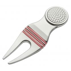 Silverline Pitchgabel mit Magnetballmarker rosa