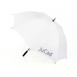 JuCad Teleskop Golfschirm weiß