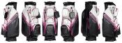 JuCad Cartbag Aquastop Plus, schwarz/grau/pink