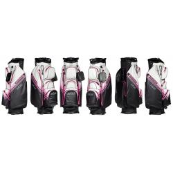 JuCad Cartbag Aquastop Plus schwarzgraupink