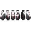 JuCad Cartbag Aquastop Plus, schwarz/weiß/rot