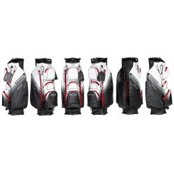 JuCad Cartbag Aquastop Plus schwarzweißrot