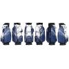 JuCad Cartbag Aquastop Plus, weiß/dunkelblau