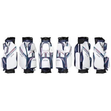 JuCad Cartbag Aquastop Plus, blau/weiß/rot (Racing)