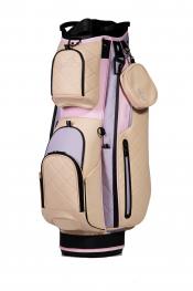 JuCad Cartbag First Class, beige/flieder/rosa