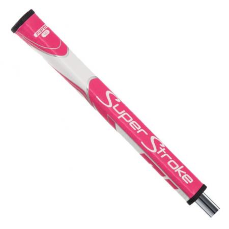 Super Stroke Zenergy Pistol GT Ultra Slim 1.0 Putter Griff, pink/weiß