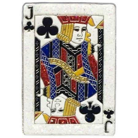 Navika Glitzy Ballmarker Spielkarten, Bube (Jack)