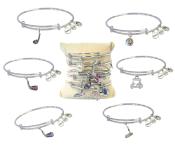 Navika Armspange mit Golf-Charm, silber