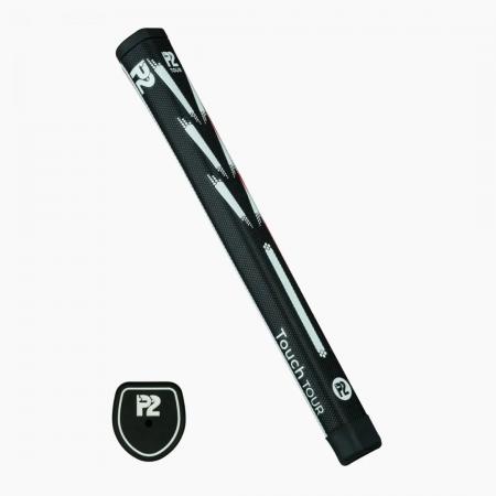 P2 Grips Touch Tour Pistol Putter Griff, schwarz