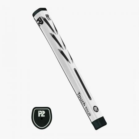 P2 Grips Touch Tour Pistol Putter Griff, weiß