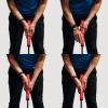P2 Grips React Tour Jumbo+ Pistol Putter Griff, rot