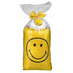 CaddytuchRolle Smiley  gelbes Tuch