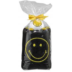 CaddytuchRolle Smiley  schwarzes Tuch