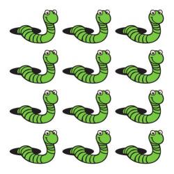 Golfdotz Golfballmarkierungen Wiggly Worm