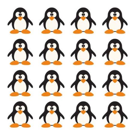 Golfdotz® Golfballmarkierungen, Chill Pinguin