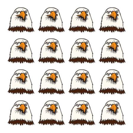 Golfdotz® Golfballmarkierungen, Bald Eagle