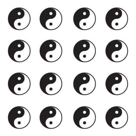 Golfdotz® Golfballmarkierungen, Yin & Yang