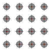 Golfdotz® Golfballmarkierungen, Targets