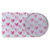 Crocodily Clip Ballmarker-Set, Pink Hearts