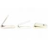 Crocodily Clip Ballmarker-Set, Crossed Clubs