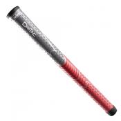 Winn Dri-Tac Soft Midsize Golfgriff, grau/rot