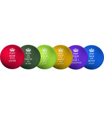 Keep Calm Golfballset Keep Calm Golfballset