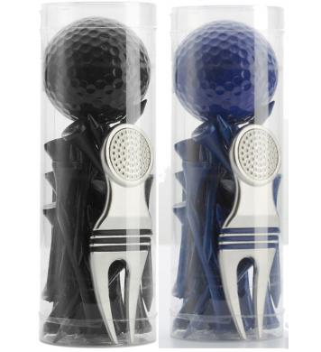 Geschenk-Set mit Pitchgabel, Ball und Tees Geschenk-Set mit Pitchgabel, Ball und Tees