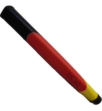 JuCad Jumbo Putter Griff, schwarz/rot/gold JuCad Jumbo Putter Griff, schwarz/rot/gold
