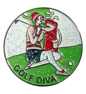 Navika Glitzy Ballmarker Golf Diva Navika Glitzy Ballmarker Golf Diva