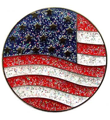 Navika Glitzy Ballmarker American Flag Navika Glitzy Ballmarker American Flag