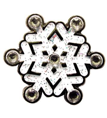 Navika Glitzy Ballmarker Snowflake Navika Glitzy Ballmarker Snowflake