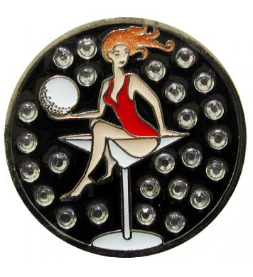 Navika Crystal Ballmarker Golfaholic Navika Crystal Ballmarker Golfaholic