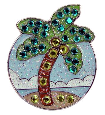 Navika Crystal Ballmarker Palm Tree Navika Crystal Ballmarker Palm Tree