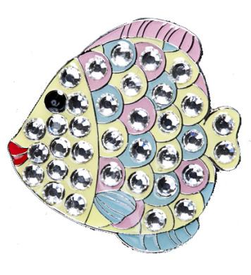 Navika Crystal Ballmarker Fishy Navika Crystal Ballmarker Fishy
