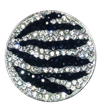 Navika Micro Pavé Crystal Ballmarker Zebrazz Navika Micro Pavé Crystal Ballmarker Zebrazz