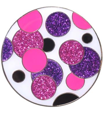 Navika Glitzy Ballmarker Polka Dot, lila Navika Glitzy Ballmarker Polka Dot, lila