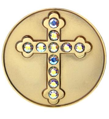 Navika Crystal Ballmarker Cross Navika Crystal Ballmarker Cross