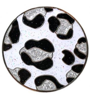 Navika Glitzy Ballmarker Snow Leopard Print Navika Glitzy Ballmarker Snow Leopard Print