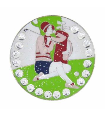 Navika Crystal Ballmarker Golf Diva Navika Crystal Ballmarker Golf Diva