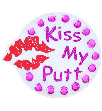 Navika Crystal Ballmarker Kiss My Putt Navika Crystal Ballmarker Kiss My Putt