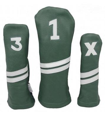 Sunfish Leder Headcover Ace, grün/weiß Sunfish Leder Headcover Ace, grün/weiß