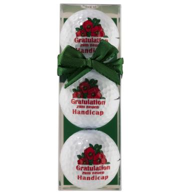 Golfball-Set Gratulation zum neuen Handicap Golfball-Set Gratulation zum neuen Handicap