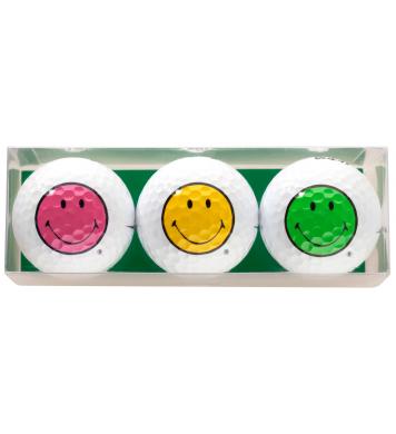 Golfball-Set Smiley Golfball-Set Smiley