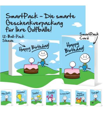 Geschenkverpackung für 12er Pack Golfbälle Geschenkverpackung für 12er Pack Golfbälle