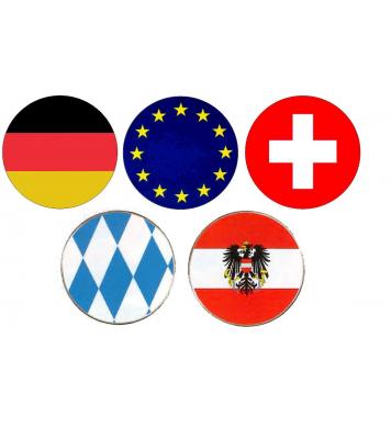 Ballmarker Länderauswahl Ballmarker Länderauswahl