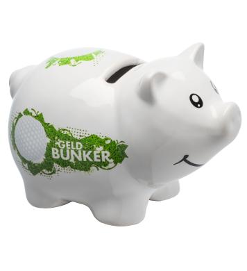 Sparschwein aus Porzellan Geldbunker Sparschwein aus Porzellan Geldbunker