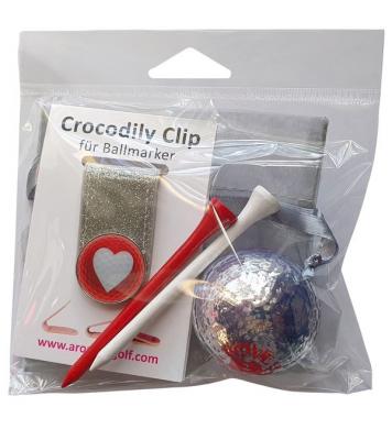 Crocodily Geschenk-Set 15 White Heart Crocodily Geschenk-Set 15 White Heart