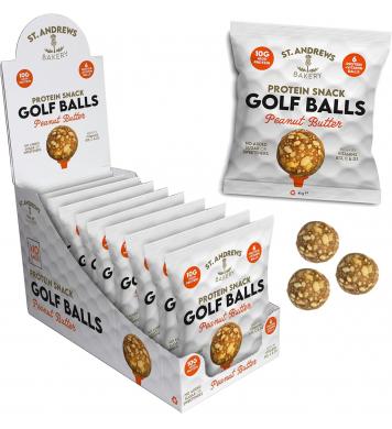 St. Andrews Bakery Protein Snack Golf Balls Peanut Butter, Thekenbox