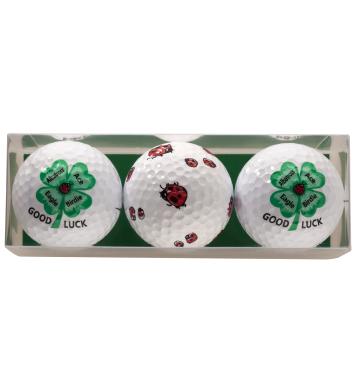 Golfball-Set Glücksbringer Golfball-Set Glücksbringer