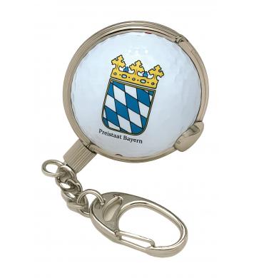 Schlüsselanhänger mit entnehmbarem Golfball Bayern Schlüsselanhänger mit entnehmbarem Golfball Bayern